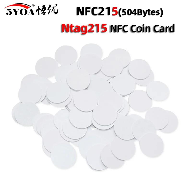 NFC Ntag215  ± Ű 13.56MHz, 215 , NTAG ī  RFID ʰ淮 ± ̺ 25 mm   ڽ